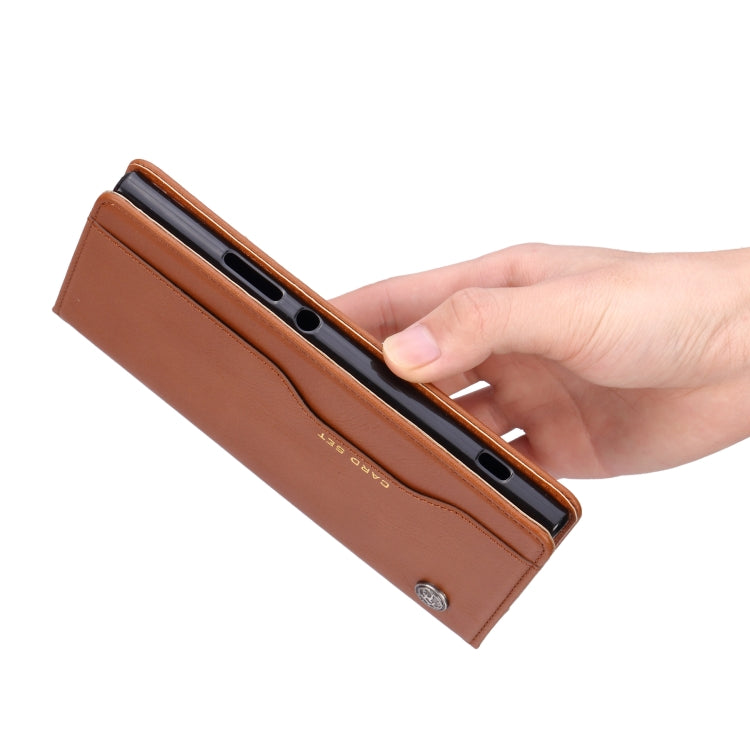 Knead Skin Texture Horizontal Flip Leather Case for Sony Xperia XA2, with Photo Frame & Holder & Card Slots & Wallet, For Xperia XA2