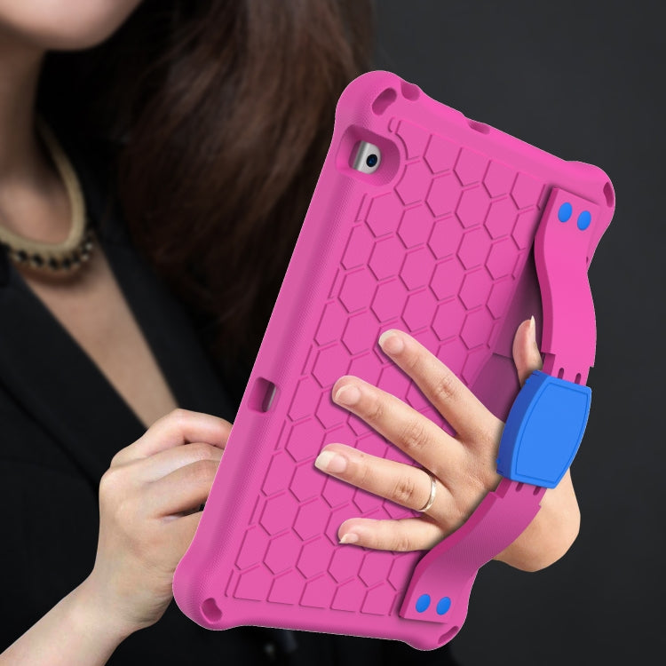 Honeycomb Design EVA + PC Material Four Corner Anti Falling Flat Protective Shell With Strap, For Huawei MediaPad T5 10.1, For Huawei Media M5 Lite 8.4/M6 8.4