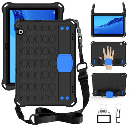Honeycomb Design EVA + PC Material Four Corner Anti Falling Flat Protective Shell With Strap, For Huawei MediaPad T5 10.1, For Huawei Media M5 Lite 8.4/M6 8.4