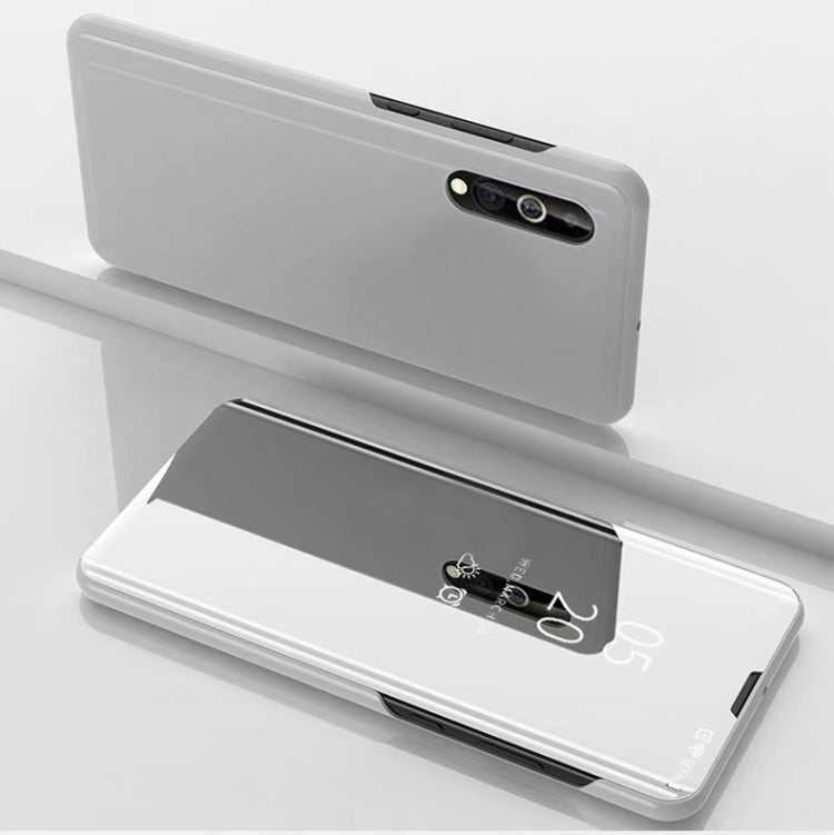 For Huawei Y8P 2020 Plated Mirror Horizontal Flip Leather Case with Holder, For Huawei Y8P 2020
