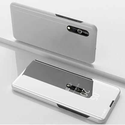 For Huawei Y8P 2020 Plated Mirror Horizontal Flip Leather Case with Holder, For Huawei Y8P 2020