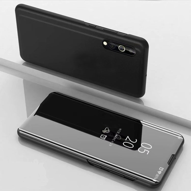 For Huawei Y8P 2020 Plated Mirror Horizontal Flip Leather Case with Holder, For Huawei Y8P 2020