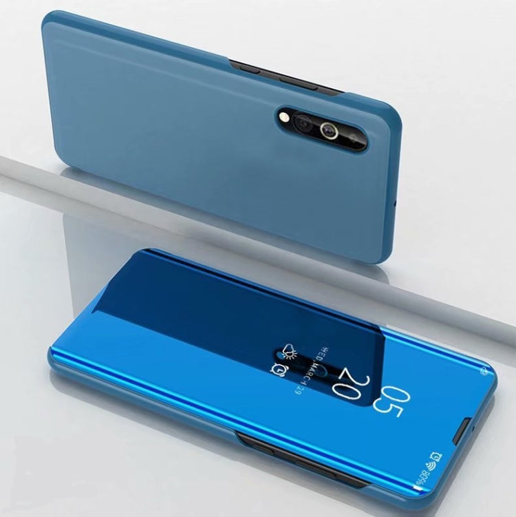 For Huawei Y8P 2020 Plated Mirror Horizontal Flip Leather Case with Holder, For Huawei Y8P 2020
