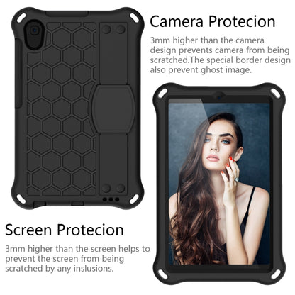 Honeycomb Design EVA + PC Material Four Corner Anti Falling Flat Protective Shell With Strap, For Huawei MatePad T8 8.0（2020）