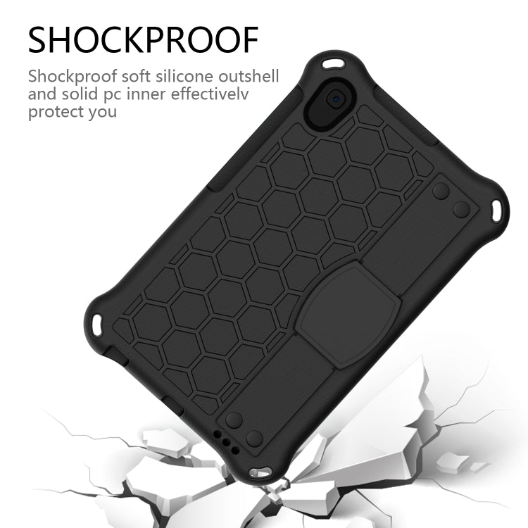 Honeycomb Design EVA + PC Material Four Corner Anti Falling Flat Protective Shell With Strap, For Huawei MatePad T8 8.0（2020）