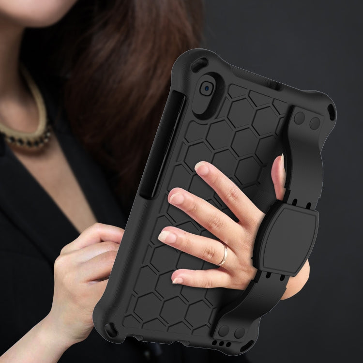 Honeycomb Design EVA + PC Material Four Corner Anti Falling Flat Protective Shell With Strap, For Huawei MatePad T8 8.0（2020）