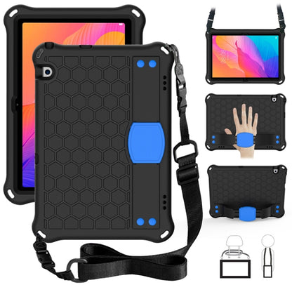Honeycomb Design EVA + PC Material Four Corner Anti Falling Flat Protective Shell With Strap, For Huawei MatePad T8 8.0（2020）