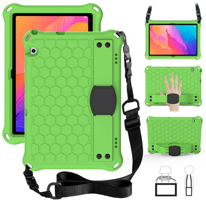 Honeycomb Design EVA + PC Material Four Corner Anti Falling Flat Protective Shell With Strap, For Huawei MatePad T8 8.0（2020）