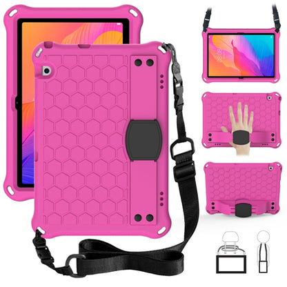 Honeycomb Design EVA + PC Material Four Corner Anti Falling Flat Protective Shell With Strap, For Huawei MatePad T8 8.0（2020）