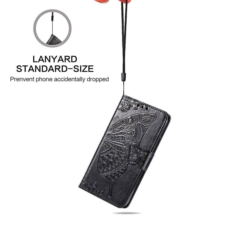 Butterfly Love Flower Embossed Horizontal Flip Leather Case with Bracket / Card Slot / Wallet / Lanyard, For Huawei Honor X10, For Huawei Y8P/ Enjoy 10S, For Huawei Y6P, For Xiaomi Redmi 10X Pro/10X, For OPPO A52/A72/A92