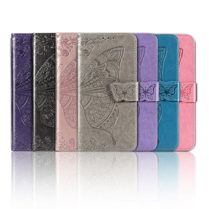 Butterfly Love Flower Embossed Horizontal Flip Leather Case with Bracket / Card Slot / Wallet / Lanyard, For Huawei Honor X10, For Huawei Y8P/ Enjoy 10S, For Huawei Y6P, For Xiaomi Redmi 10X Pro/10X, For OPPO A52/A72/A92
