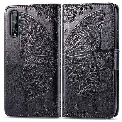 Butterfly Love Flower Embossed Horizontal Flip Leather Case with Bracket / Card Slot / Wallet / Lanyard, For Huawei Honor X10, For Huawei Y8P/ Enjoy 10S, For Huawei Y6P, For Xiaomi Redmi 10X Pro/10X, For OPPO A52/A72/A92