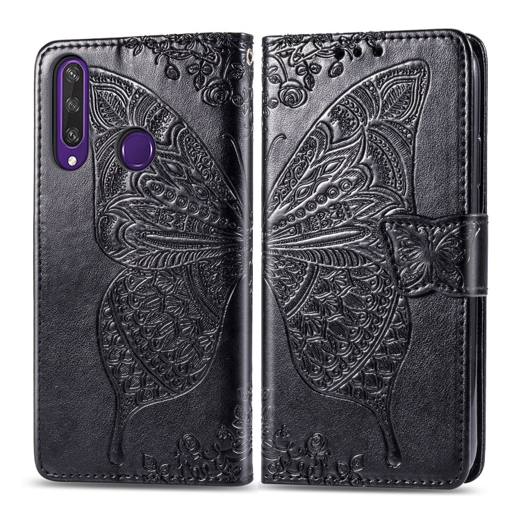 Butterfly Love Flower Embossed Horizontal Flip Leather Case with Bracket / Card Slot / Wallet / Lanyard, For Huawei Honor X10, For Huawei Y8P/ Enjoy 10S, For Huawei Y6P, For Xiaomi Redmi 10X Pro/10X, For OPPO A52/A72/A92