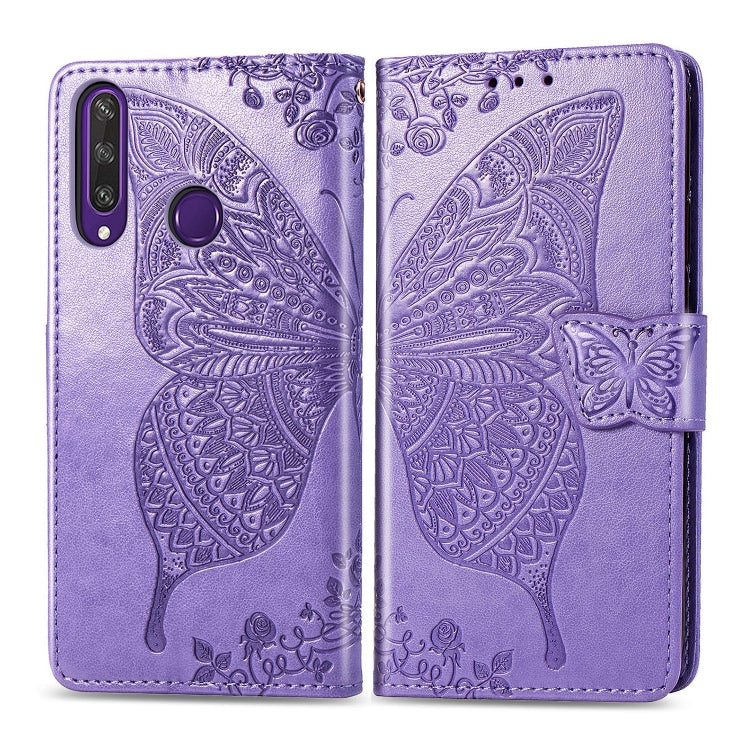Butterfly Love Flower Embossed Horizontal Flip Leather Case with Bracket / Card Slot / Wallet / Lanyard, For Huawei Honor X10, For Huawei Y8P/ Enjoy 10S, For Huawei Y6P, For Xiaomi Redmi 10X Pro/10X, For OPPO A52/A72/A92