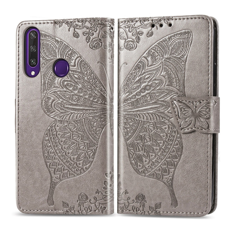 Butterfly Love Flower Embossed Horizontal Flip Leather Case with Bracket / Card Slot / Wallet / Lanyard, For Huawei Honor X10, For Huawei Y8P/ Enjoy 10S, For Huawei Y6P, For Xiaomi Redmi 10X Pro/10X, For OPPO A52/A72/A92