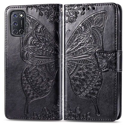 Butterfly Love Flower Embossed Horizontal Flip Leather Case with Bracket / Card Slot / Wallet / Lanyard, For Huawei Honor X10, For Huawei Y8P/ Enjoy 10S, For Huawei Y6P, For Xiaomi Redmi 10X Pro/10X, For OPPO A52/A72/A92