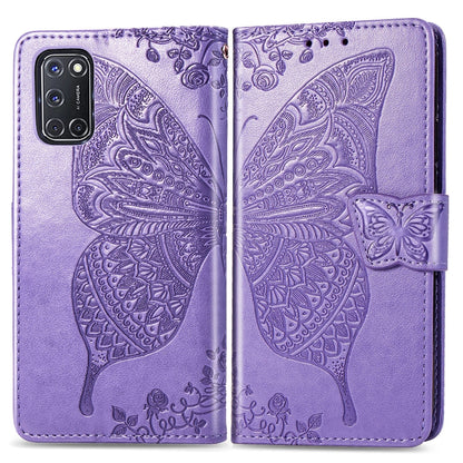 Butterfly Love Flower Embossed Horizontal Flip Leather Case with Bracket / Card Slot / Wallet / Lanyard, For Huawei Honor X10, For Huawei Y8P/ Enjoy 10S, For Huawei Y6P, For Xiaomi Redmi 10X Pro/10X, For OPPO A52/A72/A92