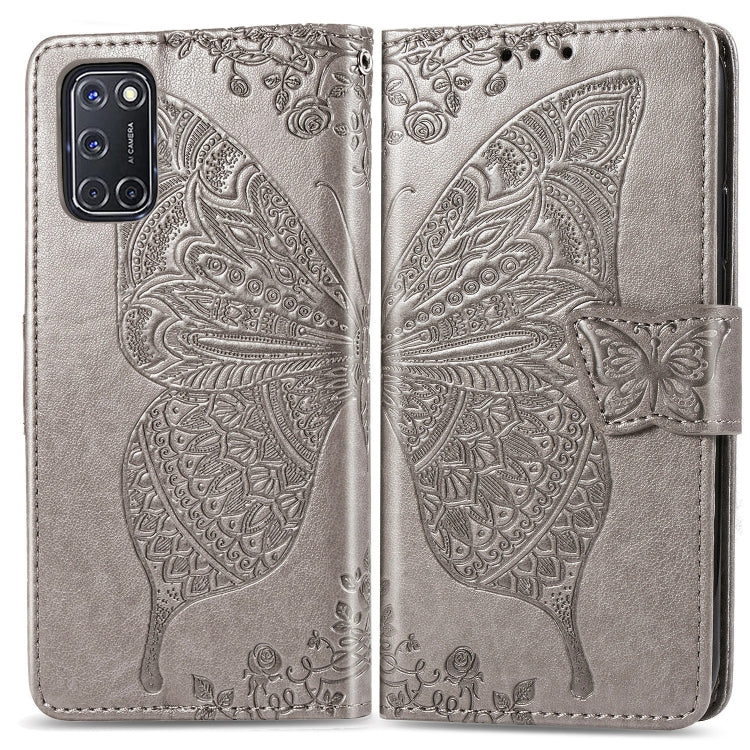 Butterfly Love Flower Embossed Horizontal Flip Leather Case with Bracket / Card Slot / Wallet / Lanyard, For Huawei Honor X10, For Huawei Y8P/ Enjoy 10S, For Huawei Y6P, For Xiaomi Redmi 10X Pro/10X, For OPPO A52/A72/A92