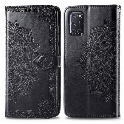 Halfway Mandala Embossing Pattern Horizontal Flip Leather Case with Holder & Card Slots & Wallet & Photo Frame & Lanyard, For Huawei Honor X10, For Huawei Y6P, For OPPO A52 / A72 / A92, For OPPO Find X2 Lite / Reno 3, For OPPO Find X2 Neo              ...