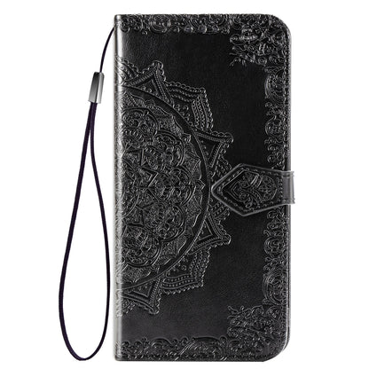 Halfway Mandala Embossing Pattern Horizontal Flip Leather Case with Holder & Card Slots & Wallet & Photo Frame & Lanyard, For Huawei Honor X10, For Huawei Y6P, For OPPO A52 / A72 / A92, For OPPO Find X2 Lite / Reno 3, For OPPO Find X2 Neo              ...