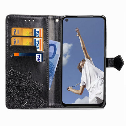 Halfway Mandala Embossing Pattern Horizontal Flip Leather Case with Holder & Card Slots & Wallet & Photo Frame & Lanyard, For Huawei Honor X10, For Huawei Y6P, For OPPO A52 / A72 / A92, For OPPO Find X2 Lite / Reno 3, For OPPO Find X2 Neo              ...
