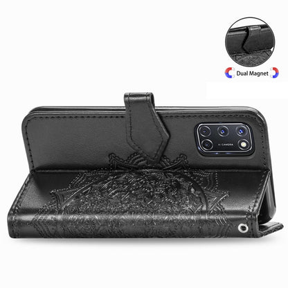 Halfway Mandala Embossing Pattern Horizontal Flip Leather Case with Holder & Card Slots & Wallet & Photo Frame & Lanyard, For Huawei Honor X10, For Huawei Y6P, For OPPO A52 / A72 / A92, For OPPO Find X2 Lite / Reno 3, For OPPO Find X2 Neo              ...