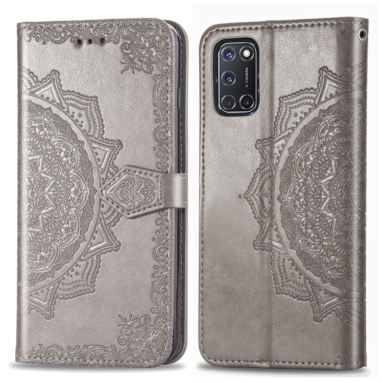 Halfway Mandala Embossing Pattern Horizontal Flip Leather Case with Holder & Card Slots & Wallet & Photo Frame & Lanyard, For Huawei Honor X10, For Huawei Y6P, For OPPO A52 / A72 / A92, For OPPO Find X2 Lite / Reno 3, For OPPO Find X2 Neo              ...