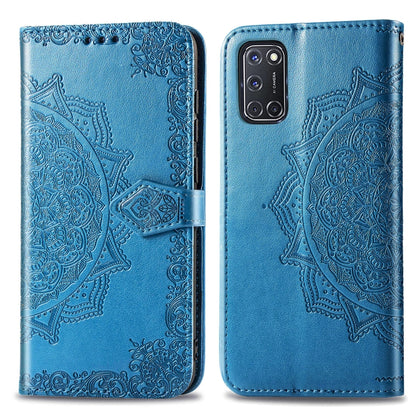 Halfway Mandala Embossing Pattern Horizontal Flip Leather Case with Holder & Card Slots & Wallet & Photo Frame & Lanyard, For Huawei Honor X10, For Huawei Y6P, For OPPO A52 / A72 / A92, For OPPO Find X2 Lite / Reno 3, For OPPO Find X2 Neo              ...