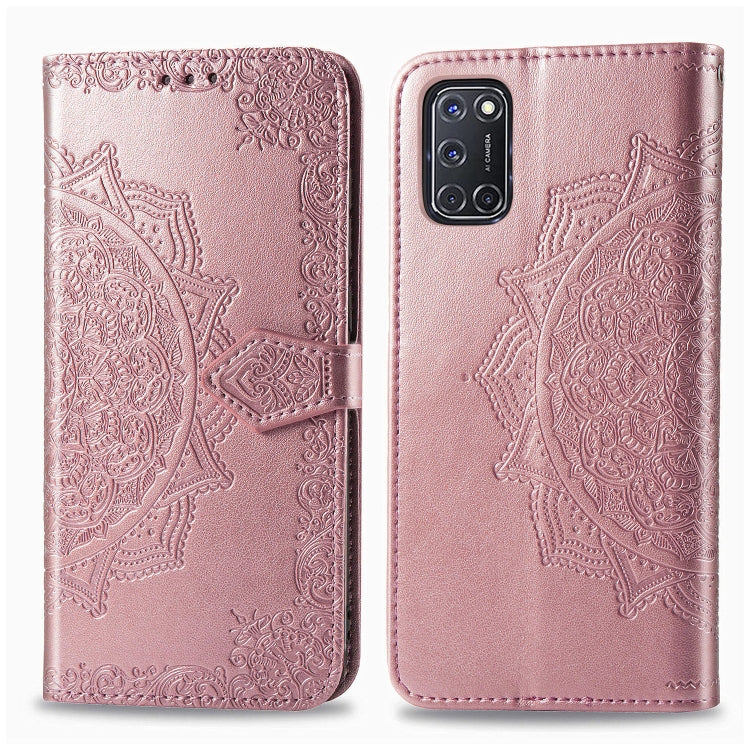 Halfway Mandala Embossing Pattern Horizontal Flip Leather Case with Holder & Card Slots & Wallet & Photo Frame & Lanyard, For Huawei Honor X10, For Huawei Y6P, For OPPO A52 / A72 / A92, For OPPO Find X2 Lite / Reno 3, For OPPO Find X2 Neo              ...