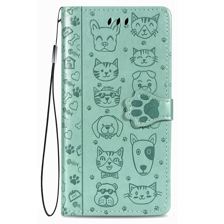 Lovely Cat and Dog Embossing Pattern Horizontal Flip Leather Case , with Holder & Card Slots & Wallet & Cartoon Clasp & Lanyard, For Huawei Y6P, For Huawei Y8P / Enjoy 10s, For Xiaomi Redmi 10X Pro, For Xiaomi Redmi 10X Pro 0, For OPPO A92 / A72 / A52