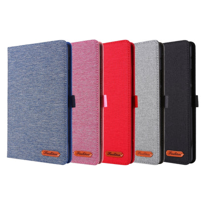 Horizontal Flip TPU + Fabric PU Leather Protective Case with Card, For Huawei MatePad T8