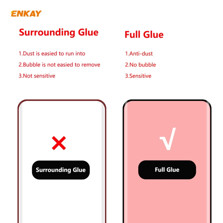 ENKAY Hat-Prince 0.26mm 9H 3D Full Glue Explosion-proof Full Screen Curved Heat Bending Tempered Glass Film, For OnePlus 7 Pro / 7T Pro, For OnePlus 8, For OnePlus 8 Pro, For Xiaomi Note 10 / CC9 Pro, For Xiaomi  10 / 10 Pro, For Huawei Mate 30 Pro(1pc...