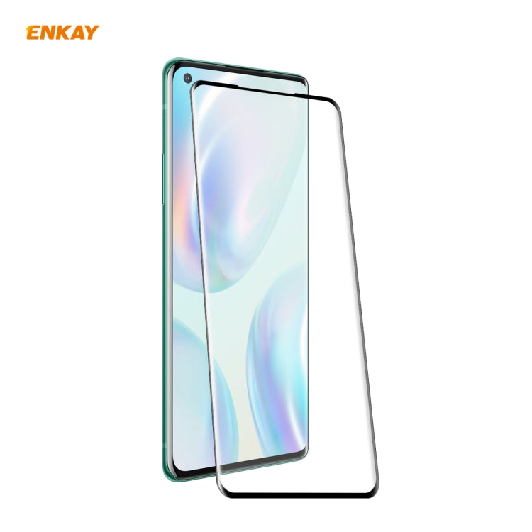 ENKAY Hat-Prince 0.26mm 9H 3D Full Glue Explosion-proof Full Screen Curved Heat Bending Tempered Glass Film, For OnePlus 7 Pro / 7T Pro, For OnePlus 8, For OnePlus 8 Pro, For Xiaomi Note 10 / CC9 Pro, For Xiaomi  10 / 10 Pro, For Huawei Mate 30 Pro(1pc...