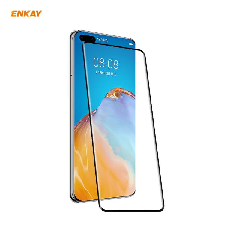 ENKAY Hat-Prince 0.26mm 9H 3D Full Glue Explosion-proof Full Screen Curved Heat Bending Tempered Glass Film, For OnePlus 7 Pro / 7T Pro, For OnePlus 8, For OnePlus 8 Pro, For Xiaomi Note 10 / CC9 Pro, For Xiaomi  10 / 10 Pro, For Huawei Mate 30 Pro(1pc...