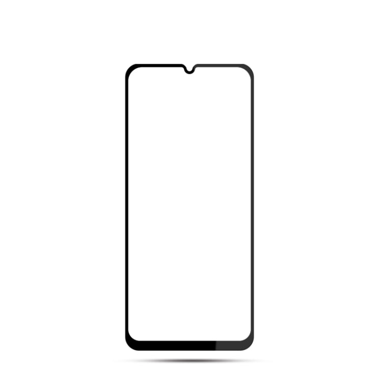 Curved tempered glass screen protector film with full-screen adhesive edge