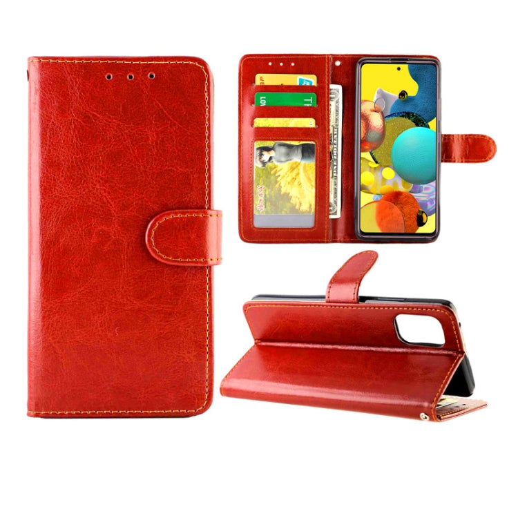 Crazy Horse Texture Leather Horizontal Flip Protective Case with Holder & Card Slots & Wallet & Photo Frame, For Xiaomi Redmi Note 9 Pro/Note 9S, For Xiaomi Redmi Note 9 Pro, For Vivo X30 / X30 Pro, For Samsung Galaxy A51 5G, For Xiaomi Redmi K30 Pro  ...