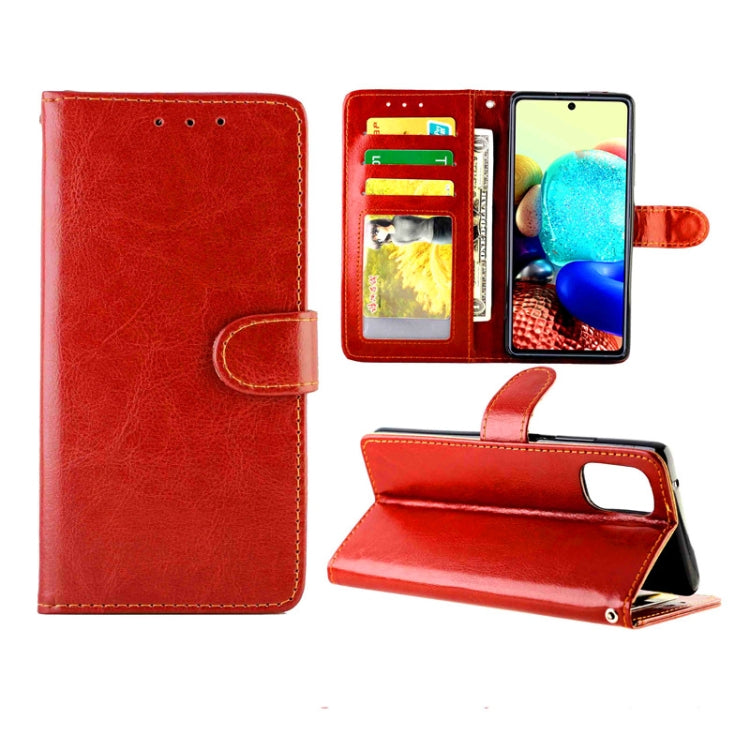 Crazy Horse Texture Leather Horizontal Flip Protective Case with Holder & Card Slots & Wallet & Photo Frame, For Xiaomi Redmi Note 9 Pro/Note 9S, For Xiaomi Redmi Note 9 Pro, For Vivo X30 / X30 Pro, For Samsung Galaxy A51 5G, For Xiaomi Redmi K30 Pro  ...