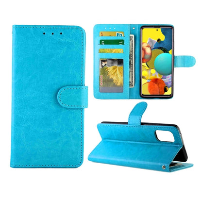 Crazy Horse Texture Leather Horizontal Flip Protective Case with Holder & Card Slots & Wallet & Photo Frame, For Xiaomi Redmi Note 9 Pro/Note 9S, For Xiaomi Redmi Note 9 Pro, For Vivo X30 / X30 Pro, For Samsung Galaxy A51 5G, For Xiaomi Redmi K30 Pro  ...