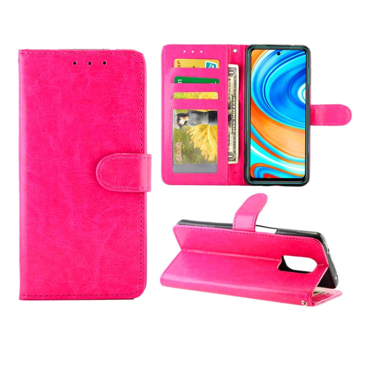 Crazy Horse Texture Leather Horizontal Flip Protective Case with Holder & Card Slots & Wallet & Photo Frame, For Xiaomi Redmi Note 9 Pro/Note 9S, For Xiaomi Redmi Note 9 Pro, For Vivo X30 / X30 Pro, For Samsung Galaxy A51 5G, For Xiaomi Redmi K30 Pro  ...
