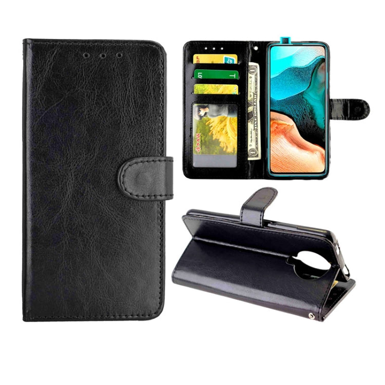 Crazy Horse Texture Leather Horizontal Flip Protective Case with Holder & Card Slots & Wallet & Photo Frame, For Xiaomi Redmi Note 9 Pro/Note 9S, For Xiaomi Redmi Note 9 Pro, For Vivo X30 / X30 Pro, For Samsung Galaxy A51 5G, For Xiaomi Redmi K30 Pro  ...