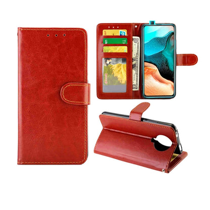 Crazy Horse Texture Leather Horizontal Flip Protective Case with Holder & Card Slots & Wallet & Photo Frame, For Xiaomi Redmi Note 9 Pro/Note 9S, For Xiaomi Redmi Note 9 Pro, For Vivo X30 / X30 Pro, For Samsung Galaxy A51 5G, For Xiaomi Redmi K30 Pro  ...