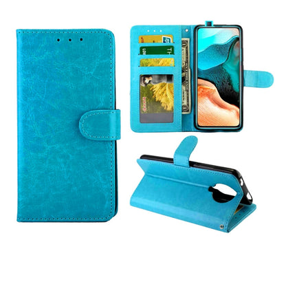 Crazy Horse Texture Leather Horizontal Flip Protective Case with Holder & Card Slots & Wallet & Photo Frame, For Xiaomi Redmi Note 9 Pro/Note 9S, For Xiaomi Redmi Note 9 Pro, For Vivo X30 / X30 Pro, For Samsung Galaxy A51 5G, For Xiaomi Redmi K30 Pro  ...