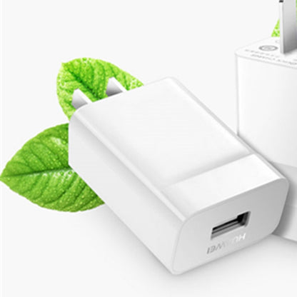 White USB fast charging wall charger with USB-A port