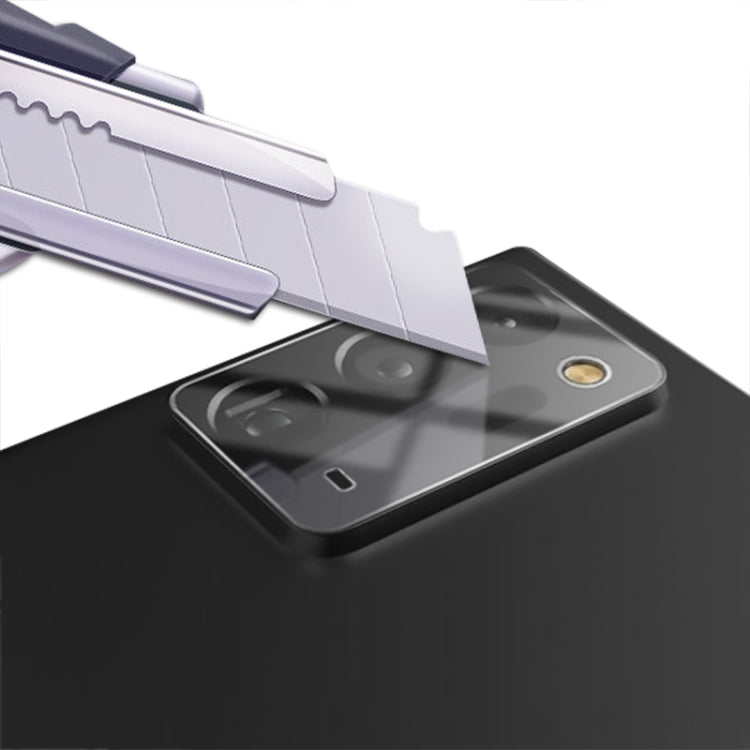 Rear camera lens tempered glass film applying over phone camera area