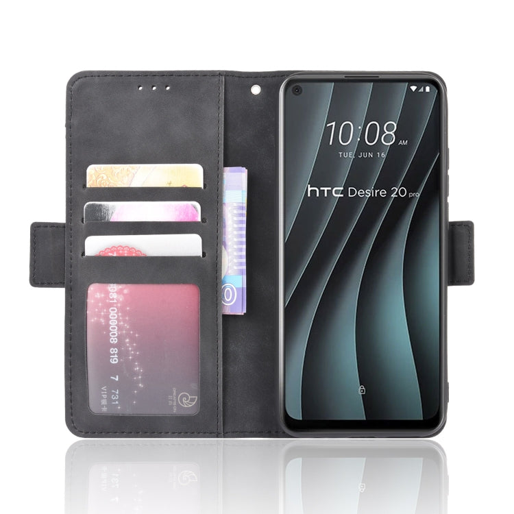 Black leather folio phone case open with card slots and phone screen display