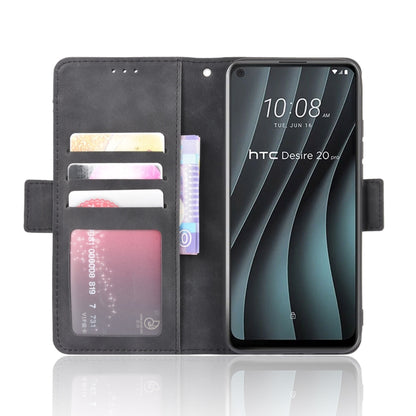 Black leather folio phone case open with card slots and phone screen display