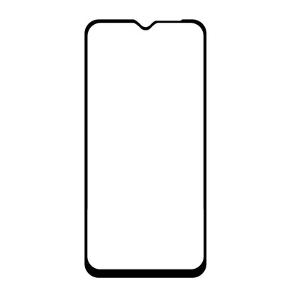 Tempered glass screen protector for smartphone front panel with rounded corners