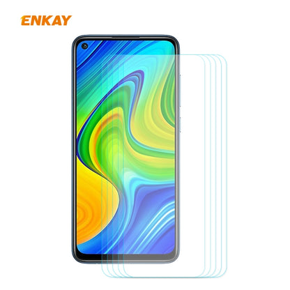5 PCS ENKAY Hat-Prince 0.26mm 9H 2.5D Curved Edge Tempered Glass Film, For Xiaomi Mi 10 Lite /Redmi 10X 5G, For Redmi 10X 4G / Redmi Note 9, For Redmi Note 9S / Note 9 Pro, For Huawei P40, For Huawei P40 Lite, For Huawei Y5p, For Huawei Y6p            ...