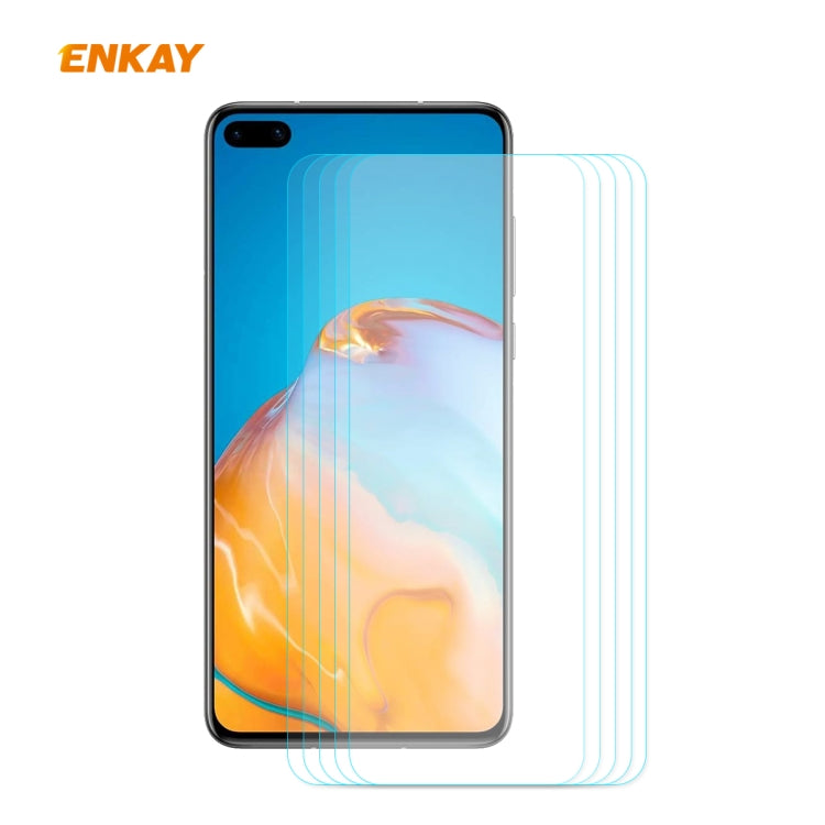 5 PCS ENKAY Hat-Prince 0.26mm 9H 2.5D Curved Edge Tempered Glass Film, For Xiaomi Mi 10 Lite /Redmi 10X 5G, For Redmi 10X 4G / Redmi Note 9, For Redmi Note 9S / Note 9 Pro, For Huawei P40, For Huawei P40 Lite, For Huawei Y5p, For Huawei Y6p            ...