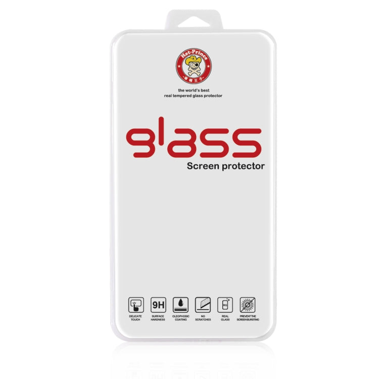 Tempered glass screen protector retail pack with 9H rating